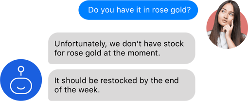 Bot conversation flow Bot restock conversation flow