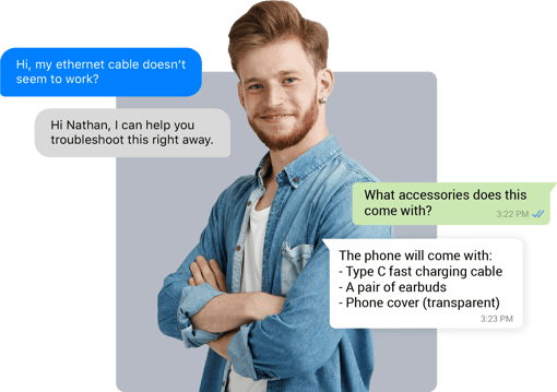 Chat support bot Chat support bot making customer happy